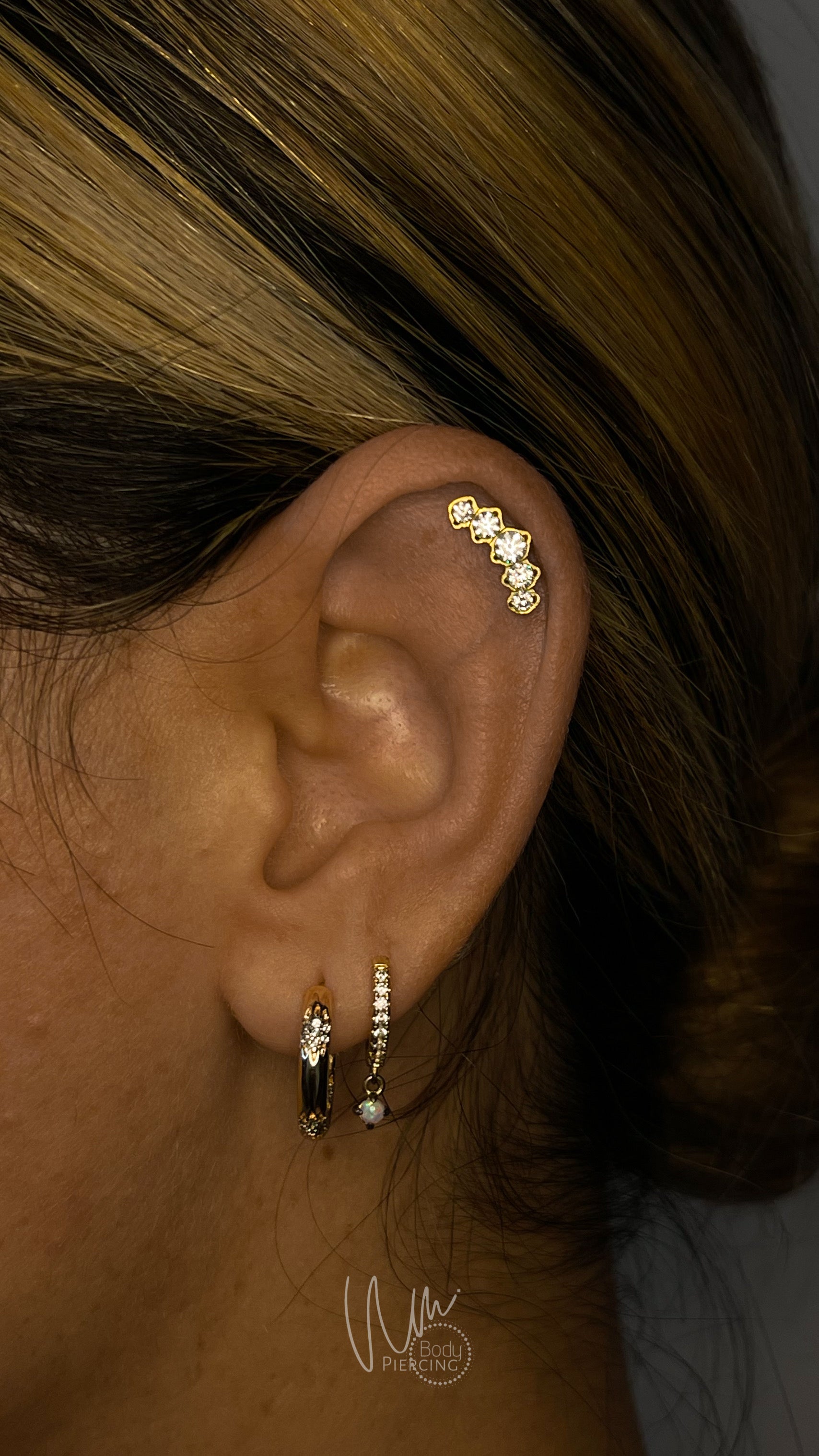 Cluster Curved Five Zircons