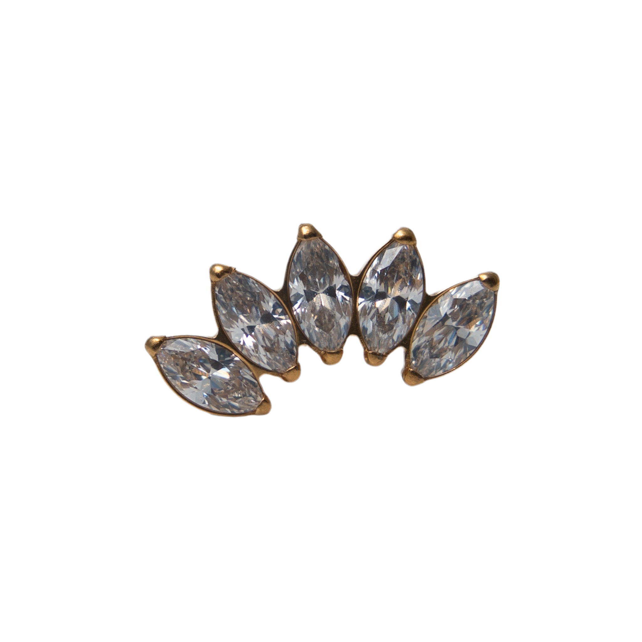 Cluster marquise five flower deluxe