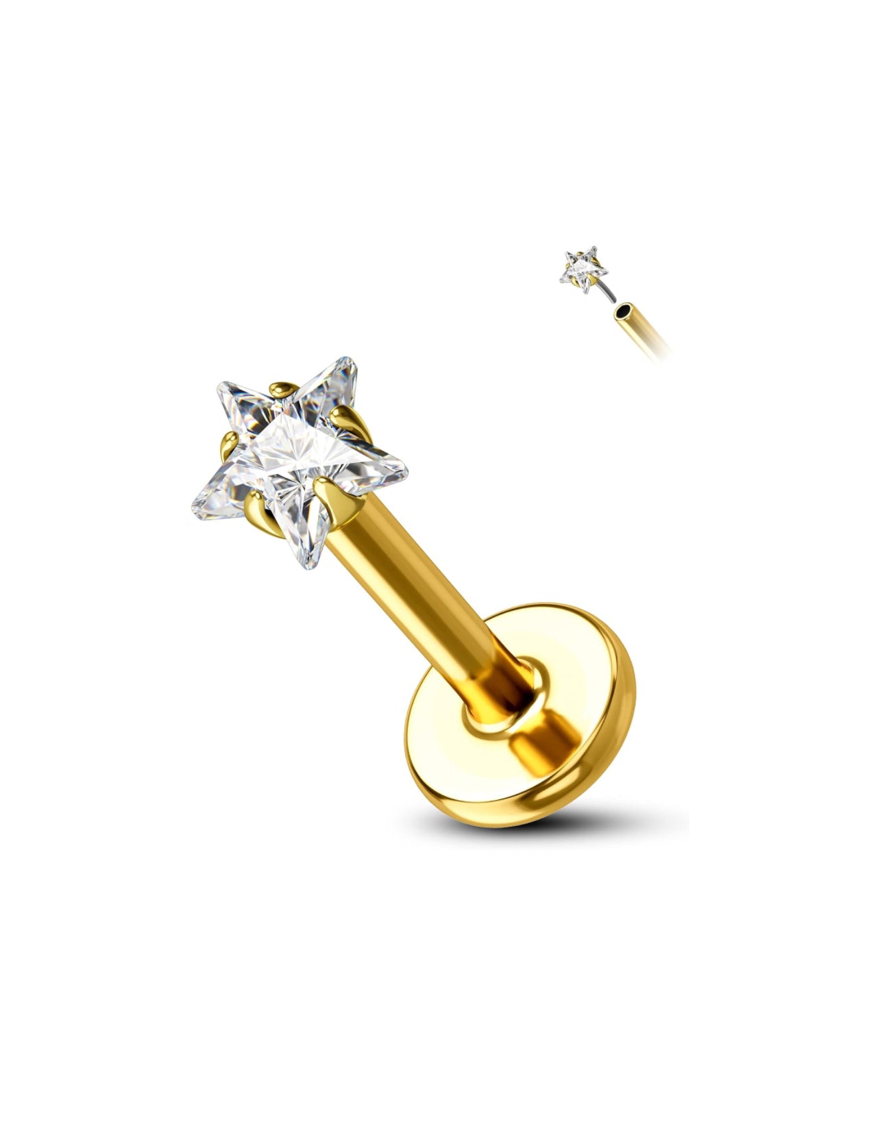 Star cubic zirconia