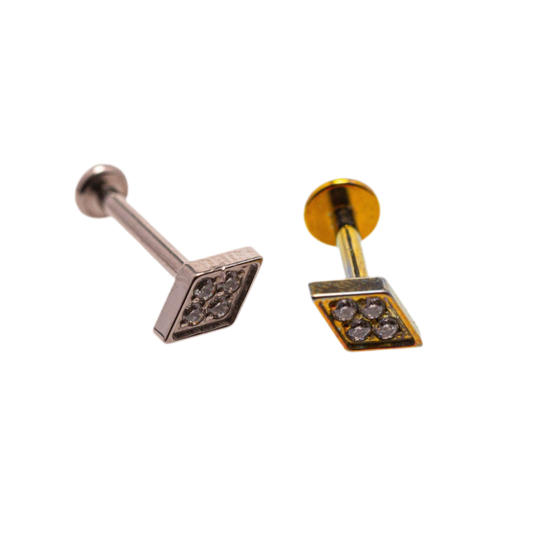 Rhombus with zirconia