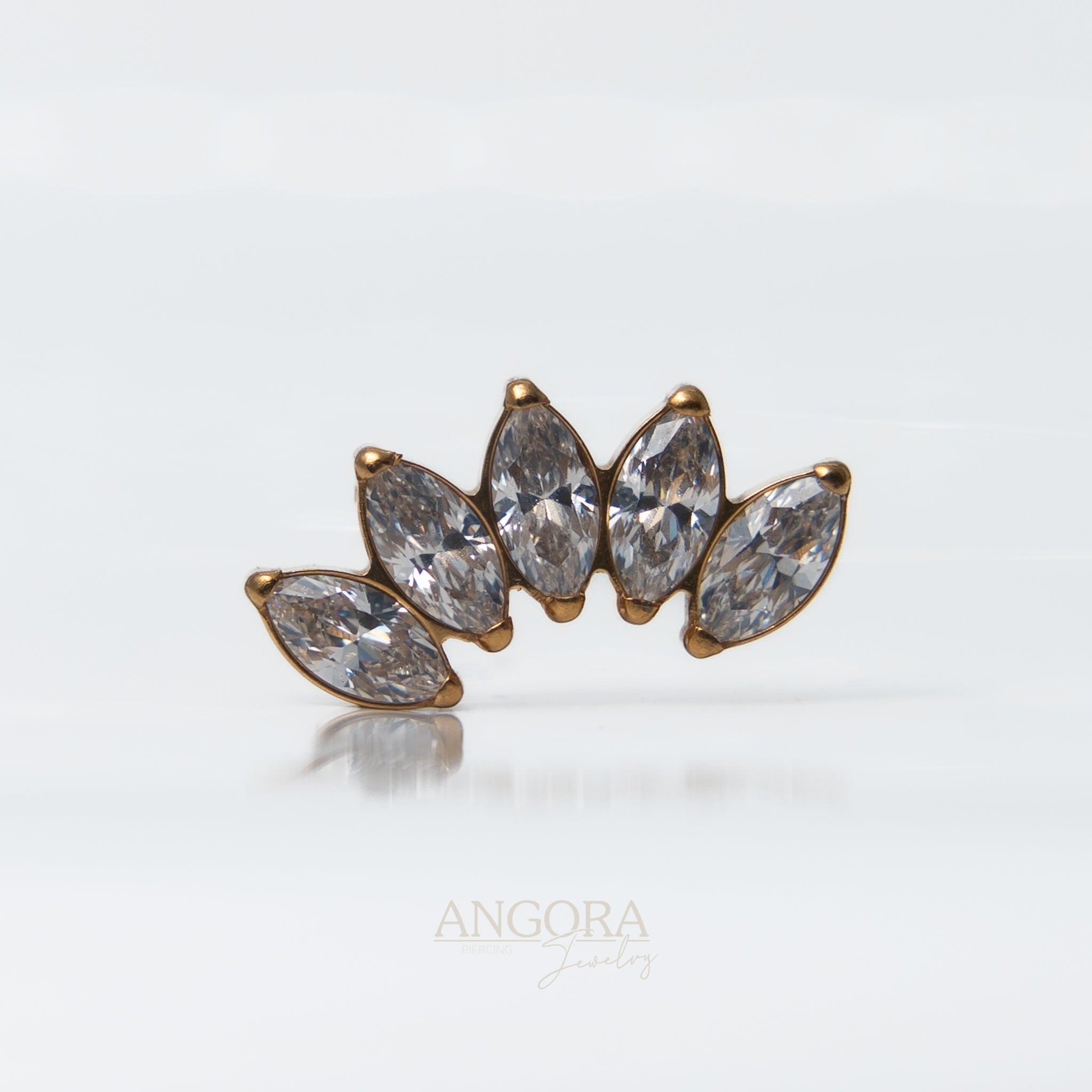 Cluster marquise five flower deluxe