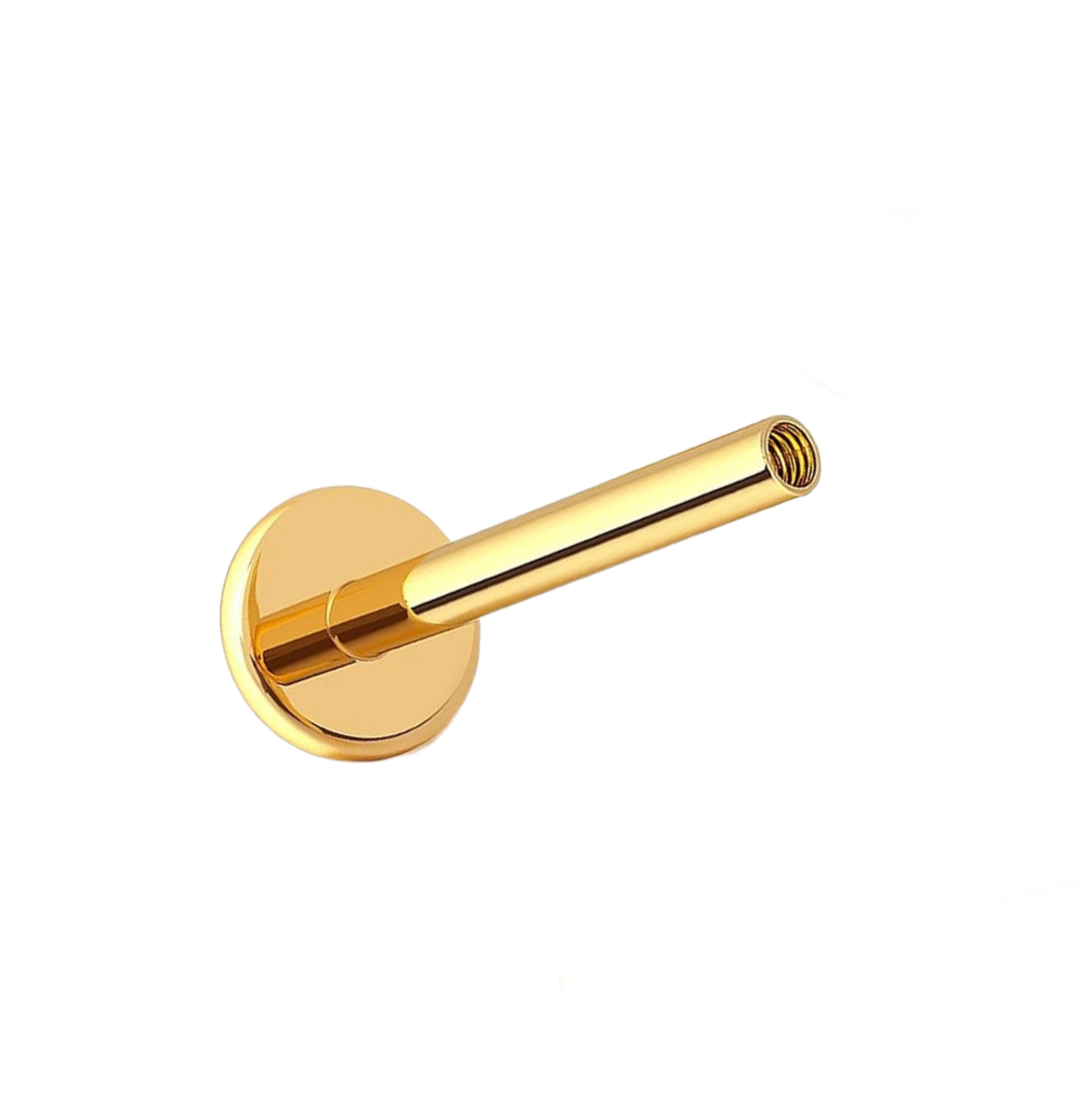 Threading Labret 14k Solid Gold