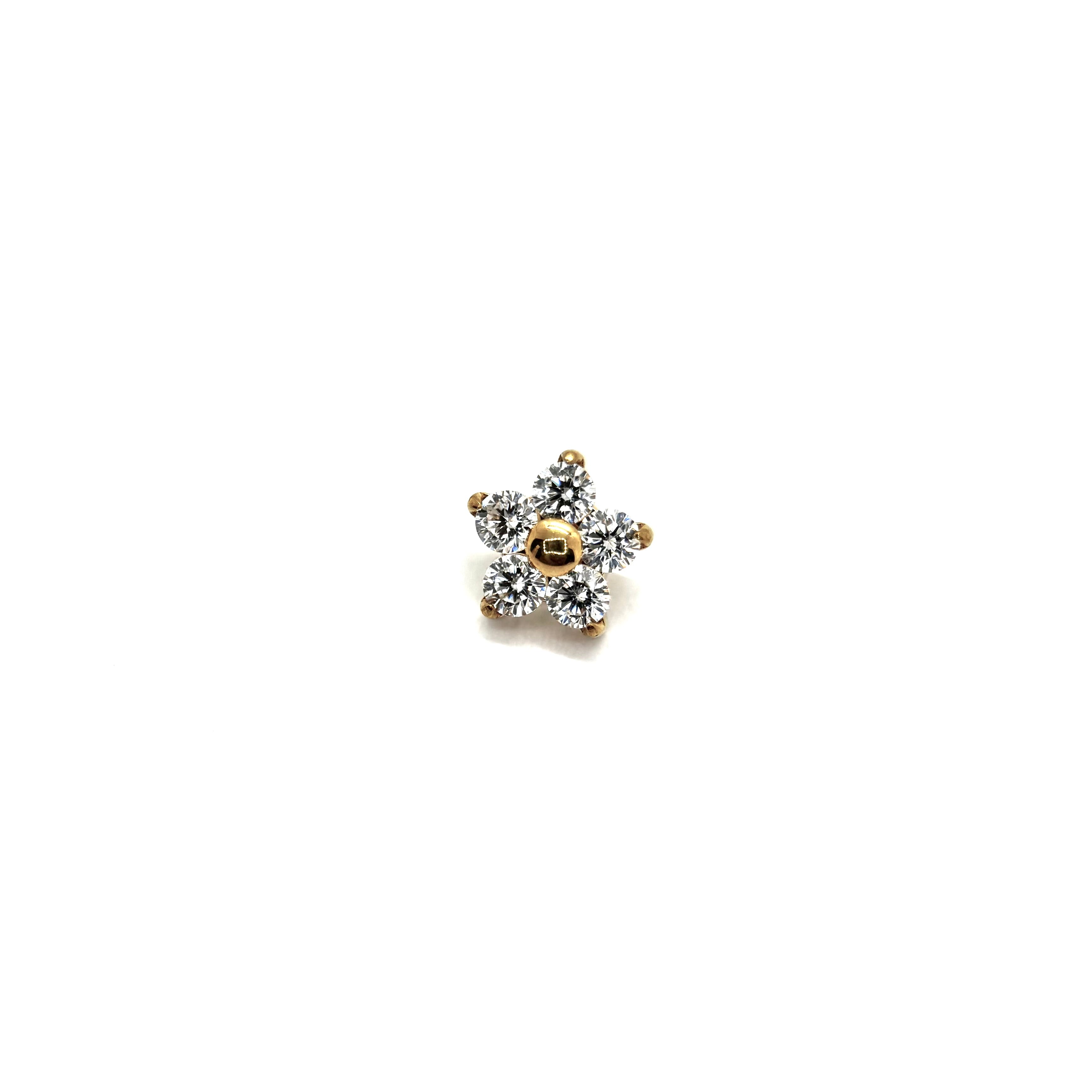 MISTIC MICRO HEXAFLOWER PUSH PIN