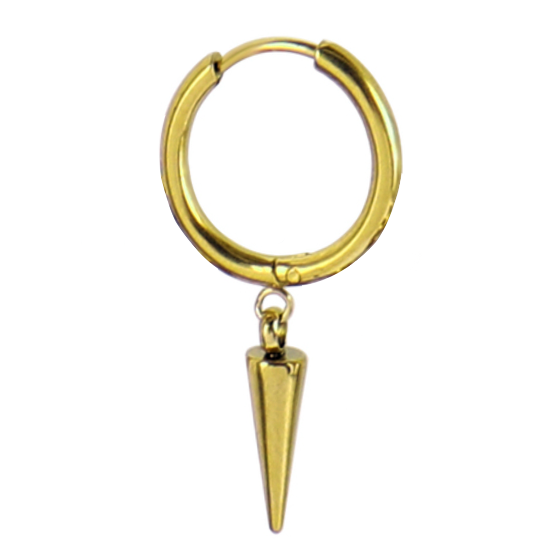 Clicker Hanger Spike 14k Solid Gold