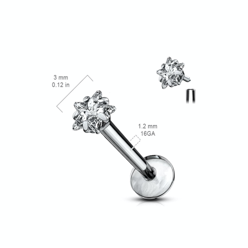 Star cubic zirconia