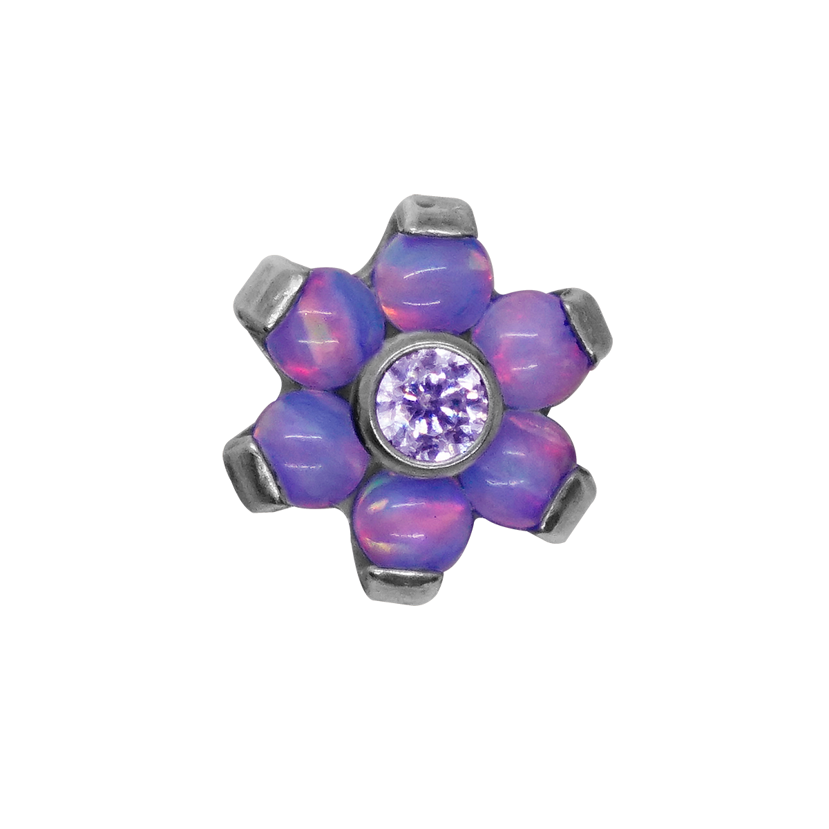 Mini Hexaflor Zirconia y Ópalo