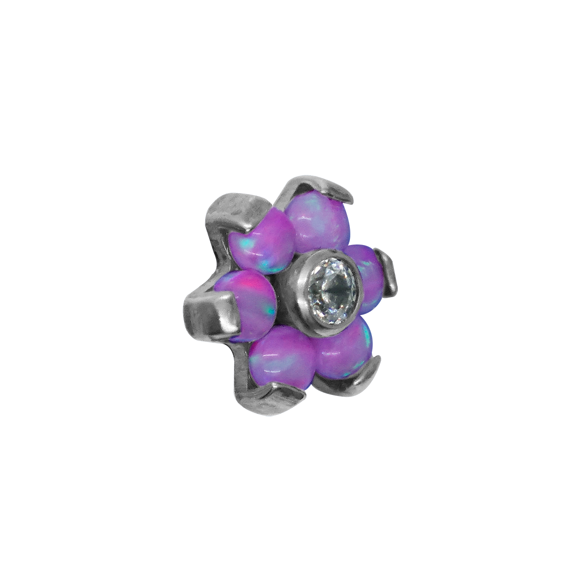 Mini Hexaflor Zirconia y Ópalo