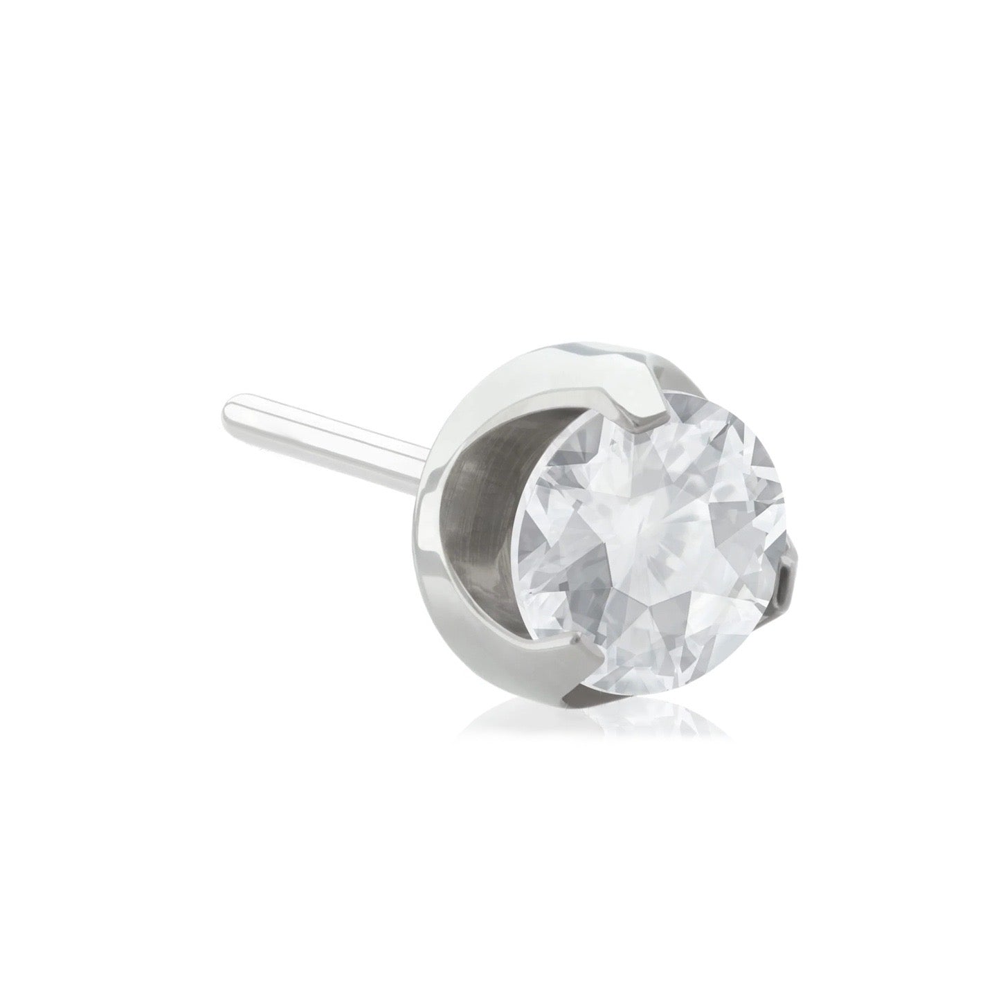 Pasador de empuje Zirconia de punta plana