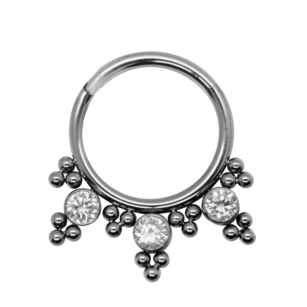 Clicker Tri Bolas y Zirconia