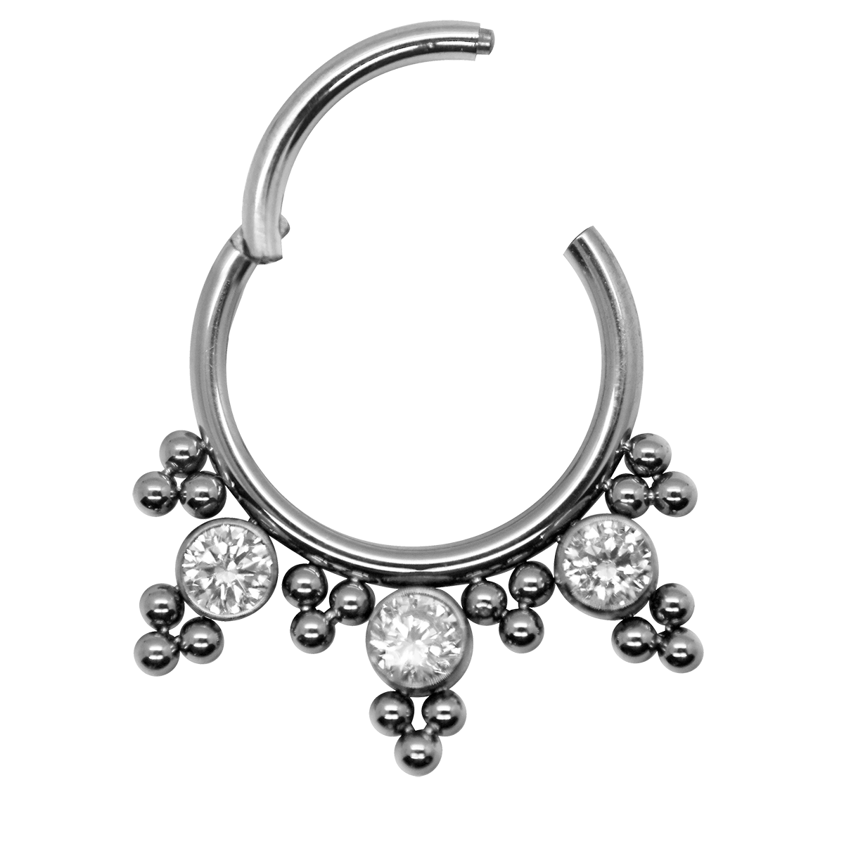 Clicker Tri Bolas y Zirconia
