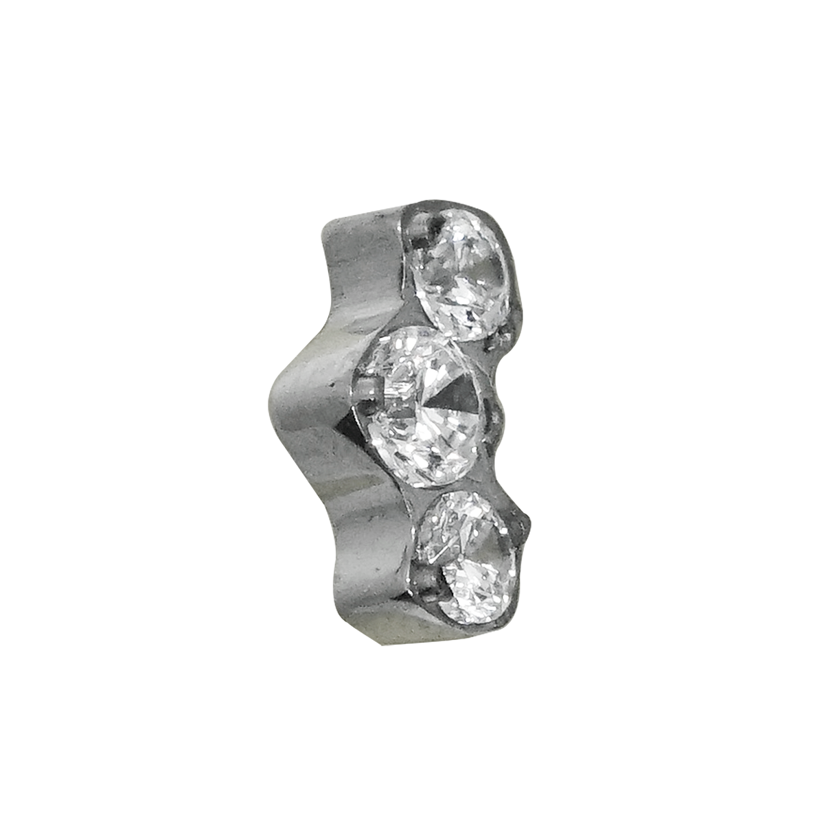 Cluster Marquise Triple Curved