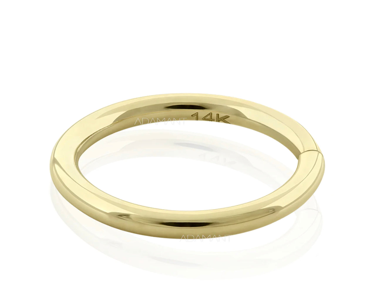 Hoop Ring 14k Solid Gold