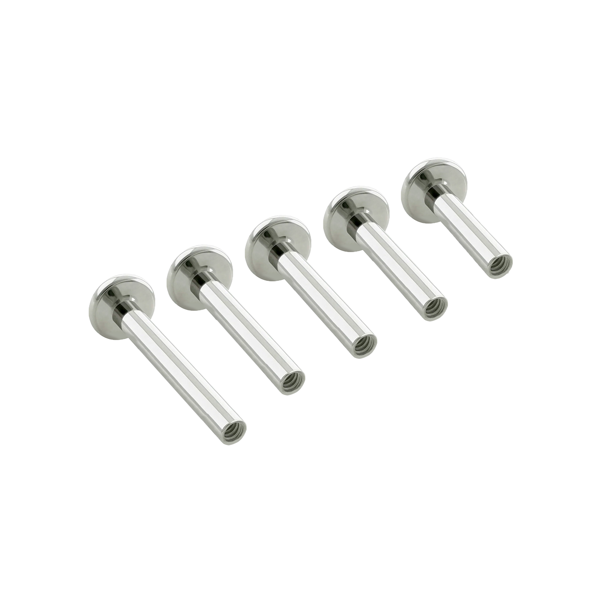 Labret pequeño trasero roscado 16G