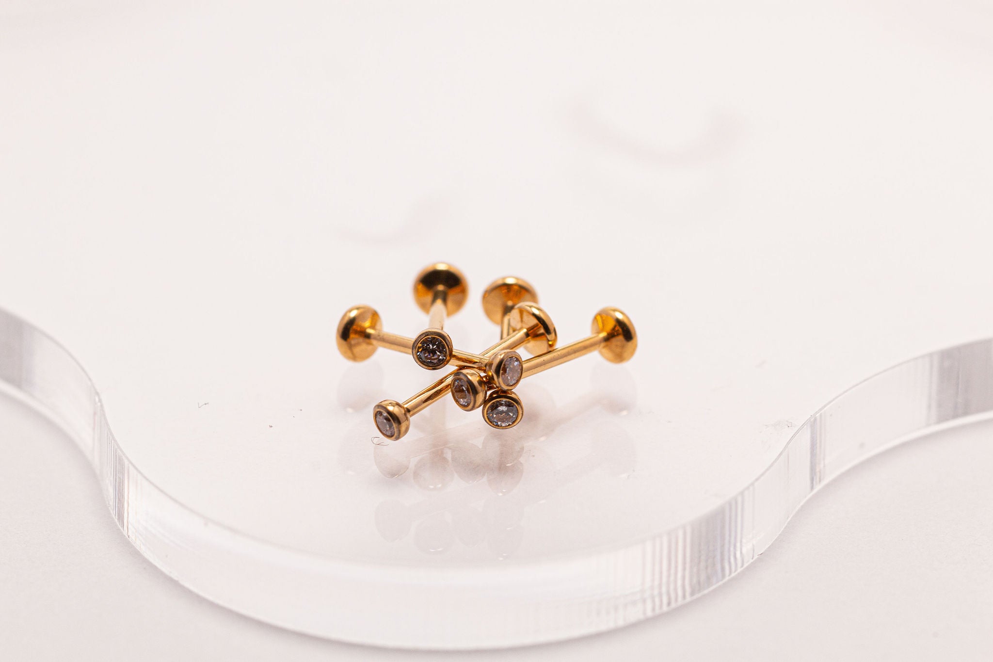 PIN DE EMPUJE DE PVD PARA LABRET