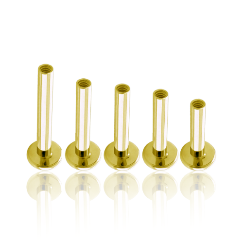 Threading Labret 14k Solid Gold