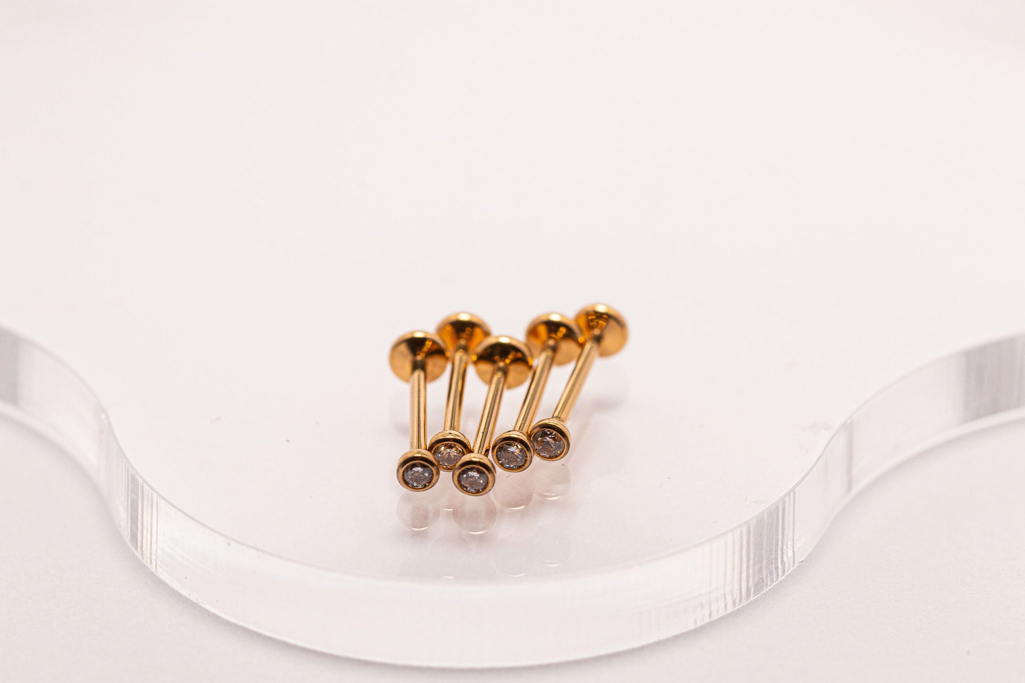 PIN DE EMPUJE DE PVD PARA LABRET