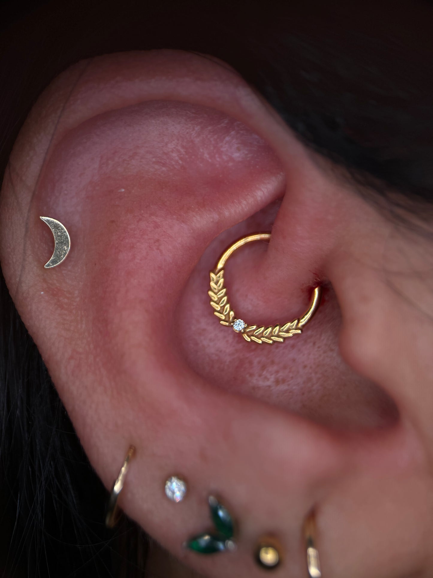 Hercules Hoop clicker piercing