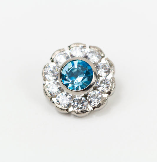 Girasol Flor Zirconia