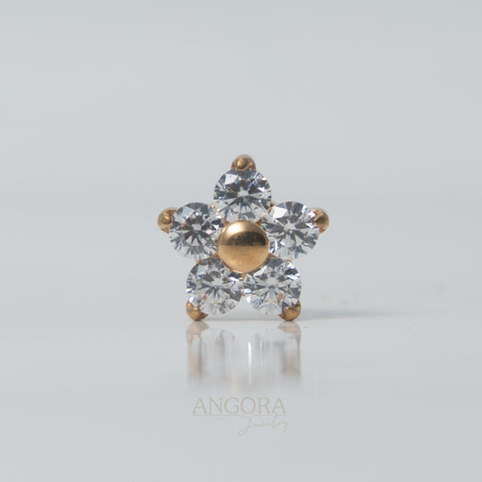 Flower zirconia center deluxe