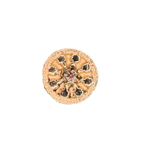 Barroco circle jewelry luxury piercing Gold