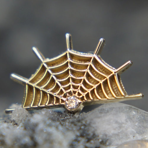 Spiderweb Top 14k Solid Gold