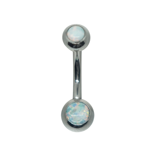Navel Curved Double Opal Base