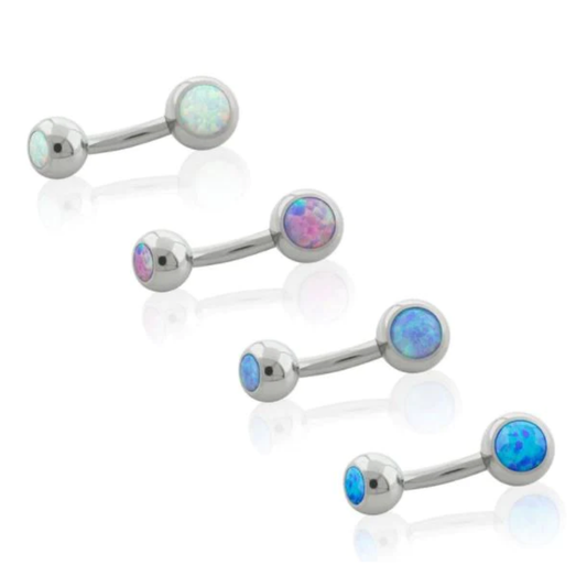 Navel Curved Double Opal Base