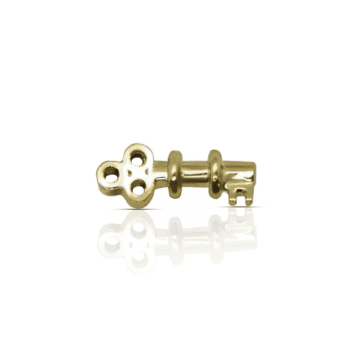 Parte superior de la llave Oro macizo de 14k