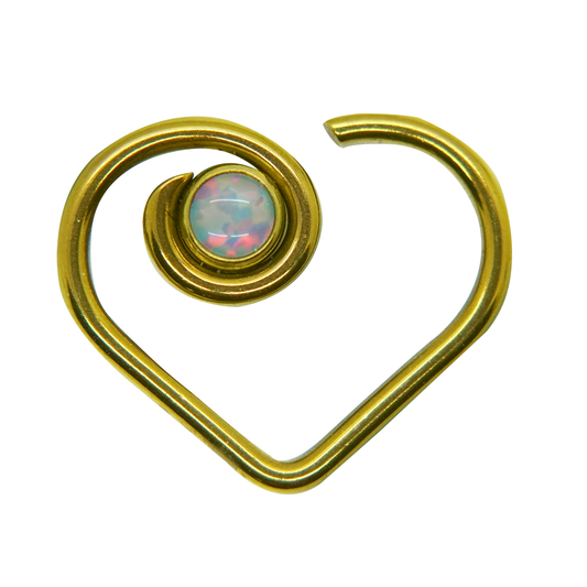 Heart Shaped Opal Ring
