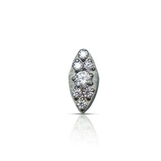 Disc Eye cubic zirconia