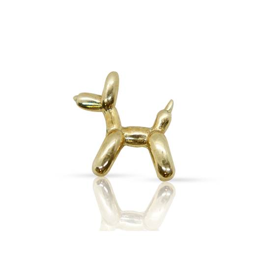 Balloon Dog Top 14k Solid Gold