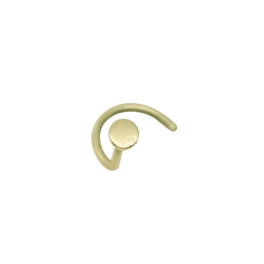 Nostril Flat 14k Solid Gold