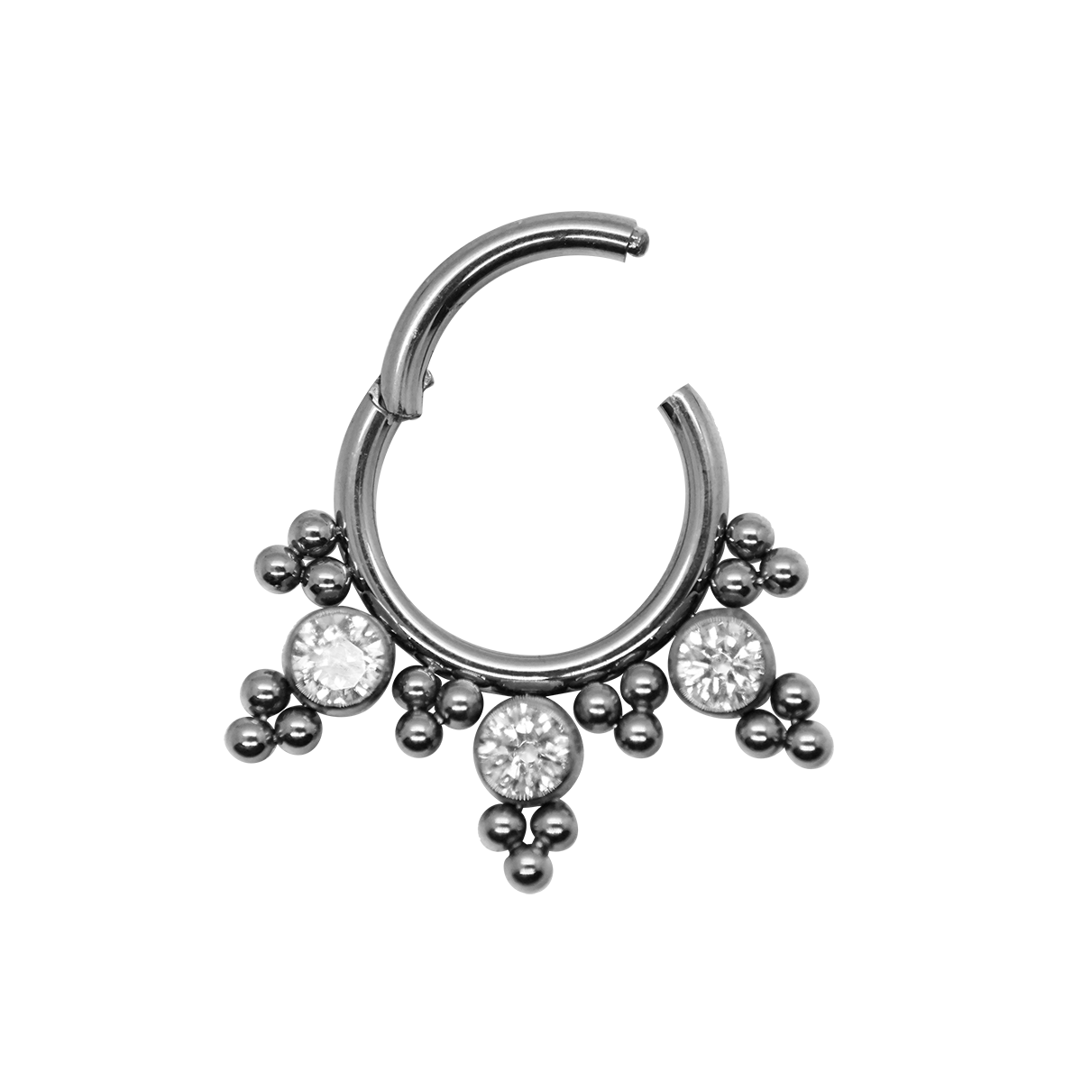 Clicker Tri Bolas y Zirconia 
