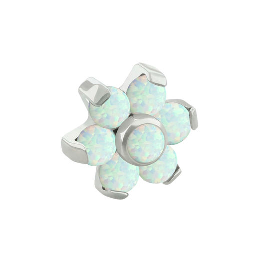 Push Pin Hexaflower Opal