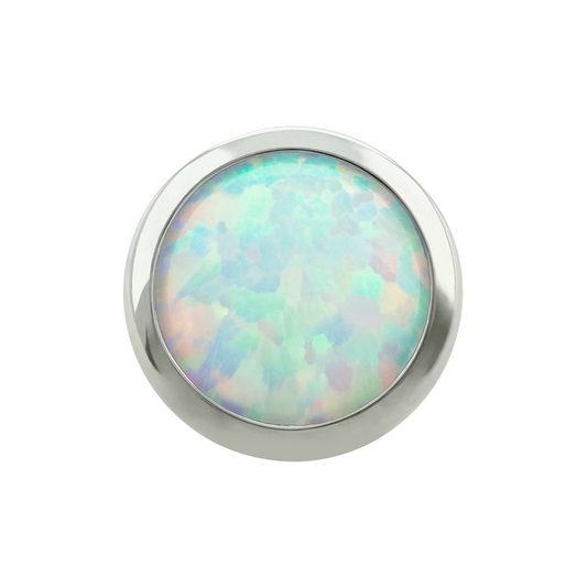 Flat Opal Disc 14G