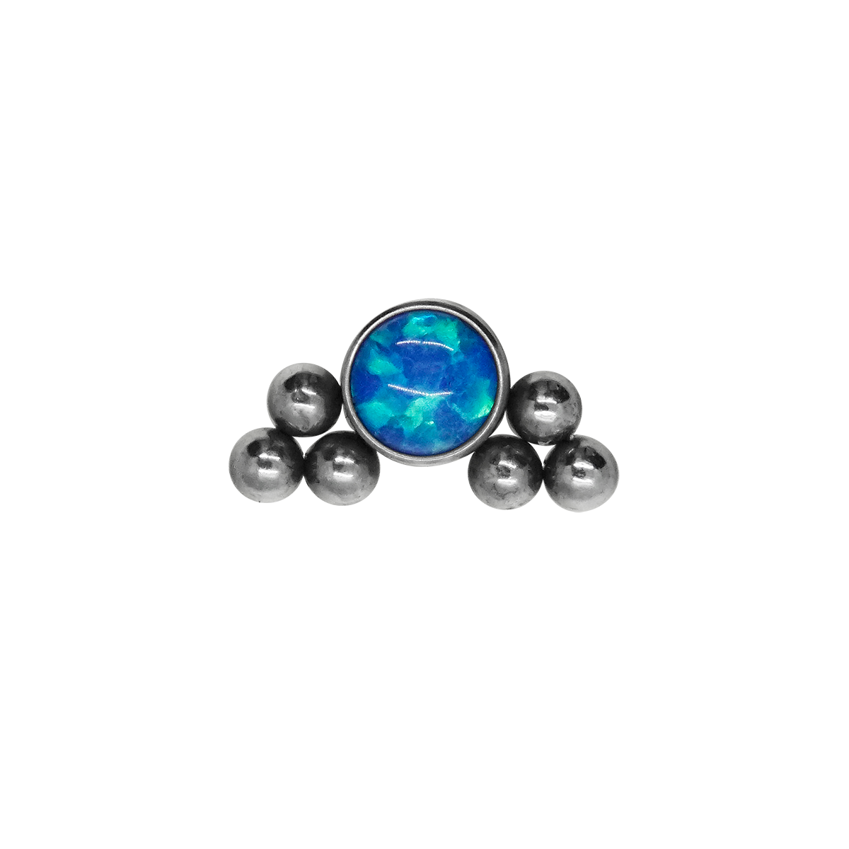 Double Tri Side Opal